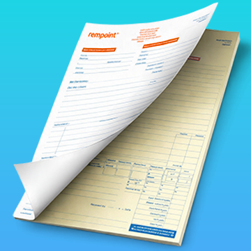 Full Color Front, Blank Back